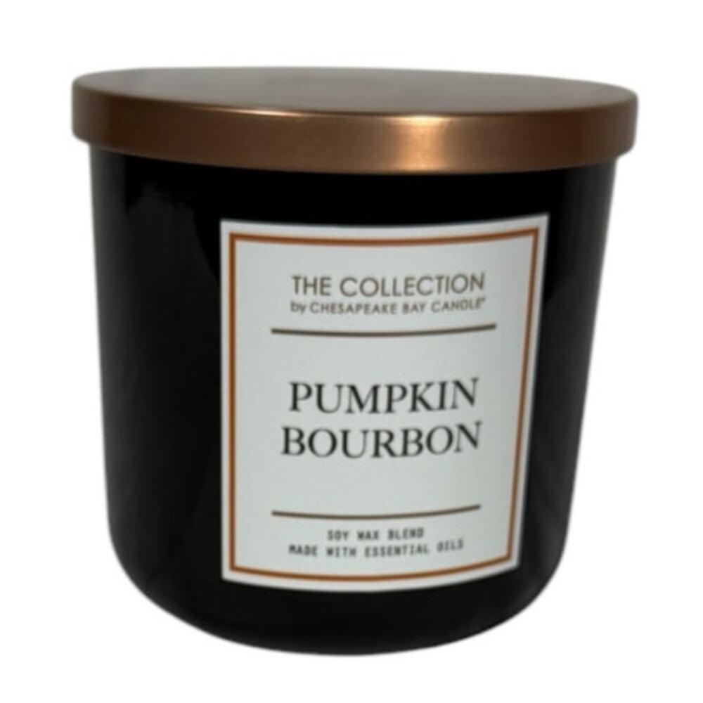 Chesapeake Bay Candles Pumpkin Bourbon Soy Wax Blend Two wick Candle - Picture 1 of 4